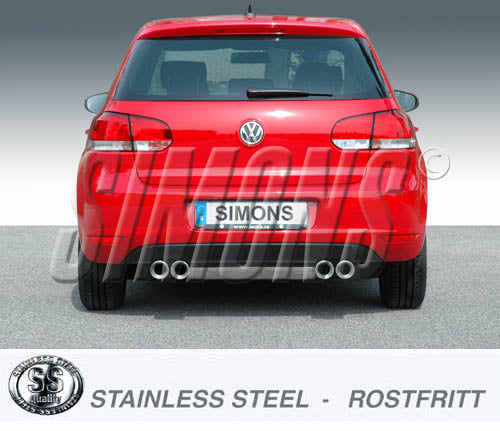 Catback system 4*80