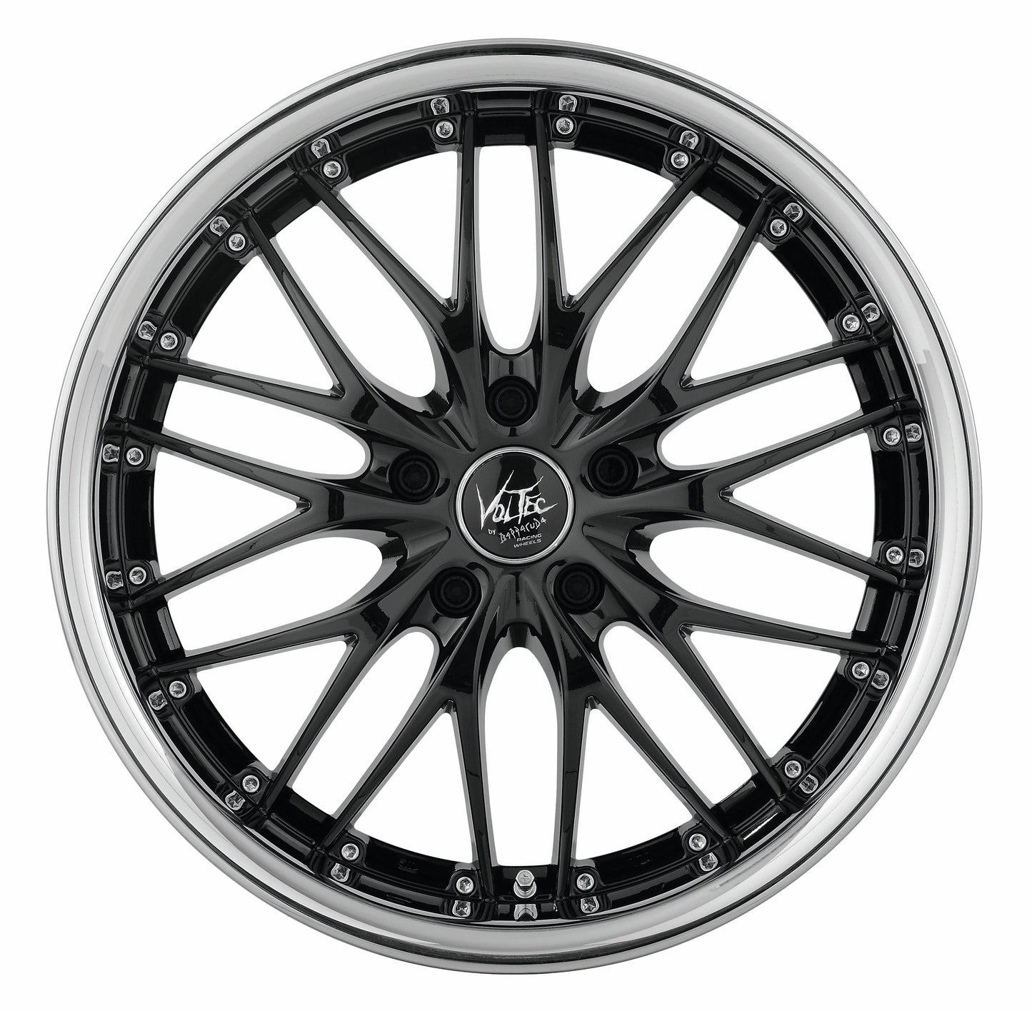 BARRACUDA VOLTEC T6 Højglans sort inox lip