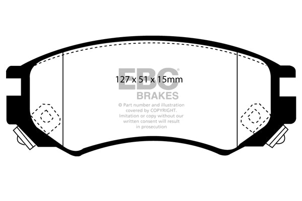 Ultimax2/Standard Sæt Forreste 256mm