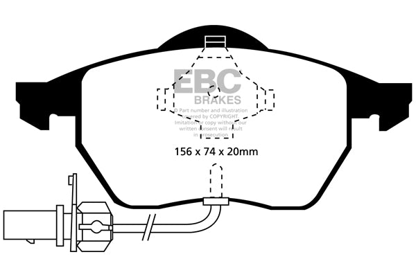 Redstuff/Standard Sæt Forreste 288mm