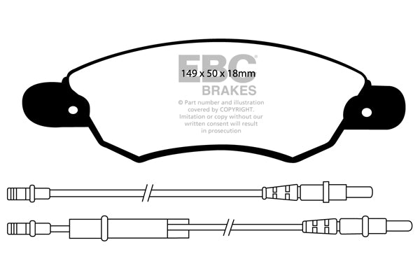 Ultimax2/Standard Sæt Forreste 266mm