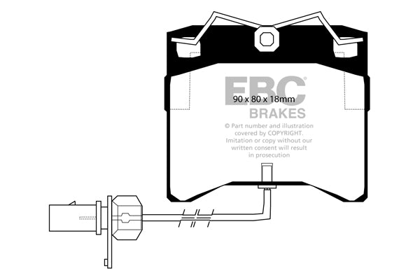 Ultimax2/Standard Sæt Forreste 280mm