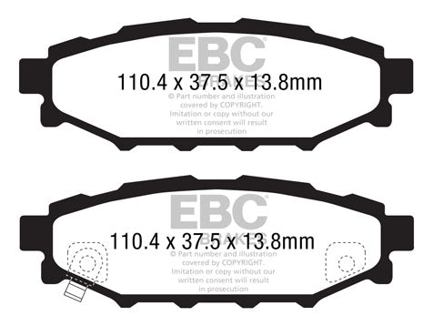 Yellowstuff/Standard Sæt Bagerste 274mm
