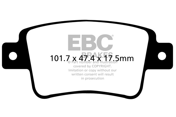 Yellowstuff/Ultimax Sæt Bagerste 264mm