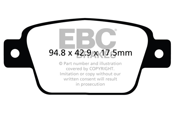 Ultimax2/Standard Sæt Bagerste 251mm