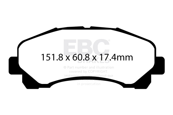 Ultimax2/Standard Sæt Forreste 280mm