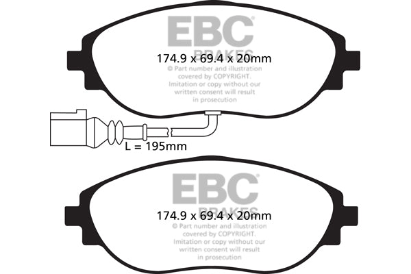 Ultimax2/Standard Sæt Forreste 314mm