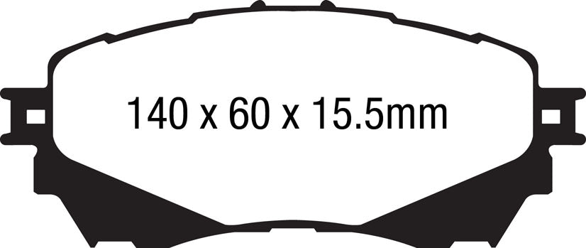 Ultimax2/Standard Sæt Forreste 320mm