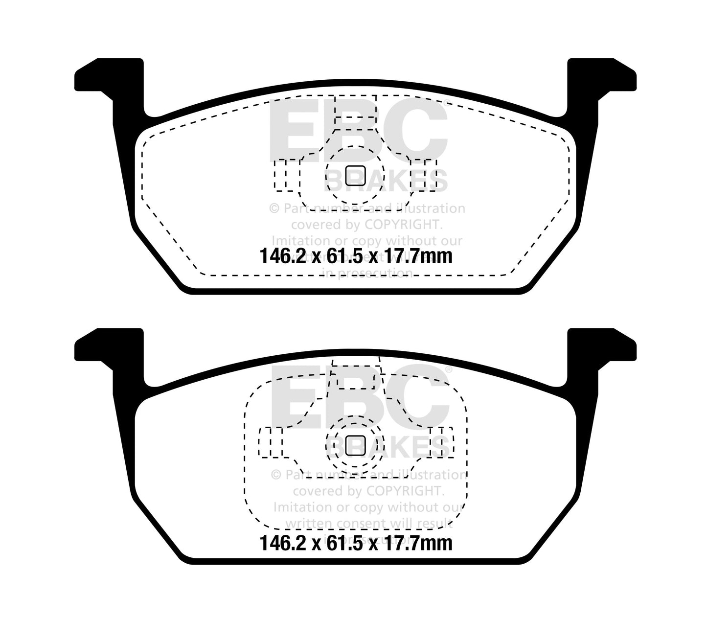 Yellowstuff/Ultimax Sæt Forreste 276mm