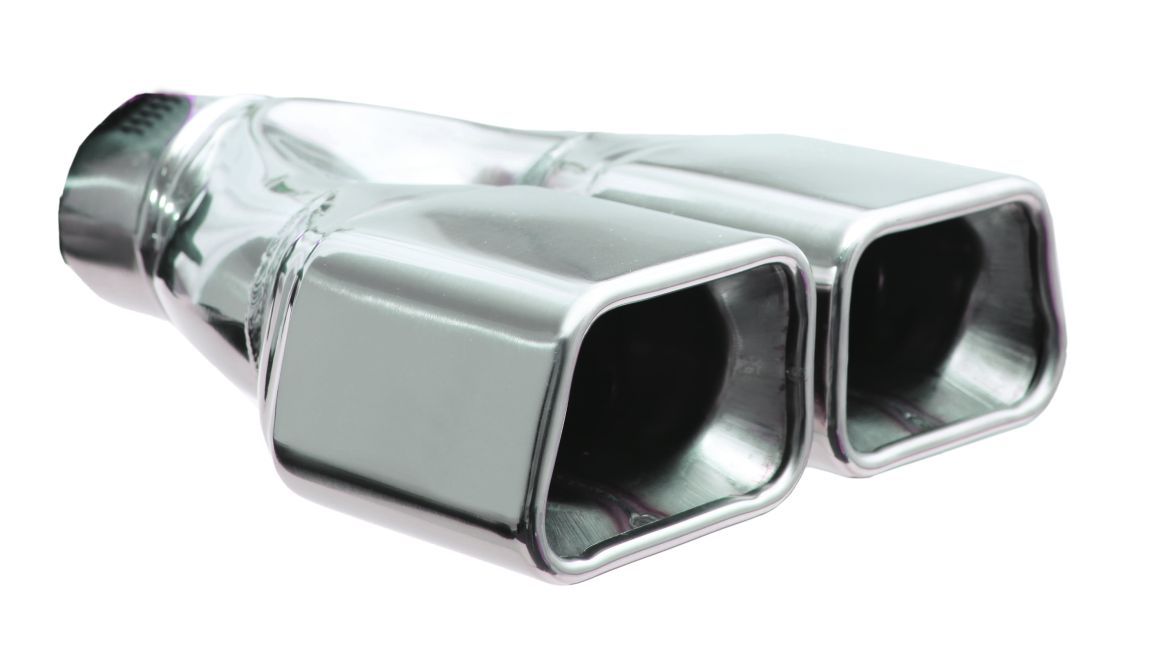 Krom Enderør 2x65x100mm