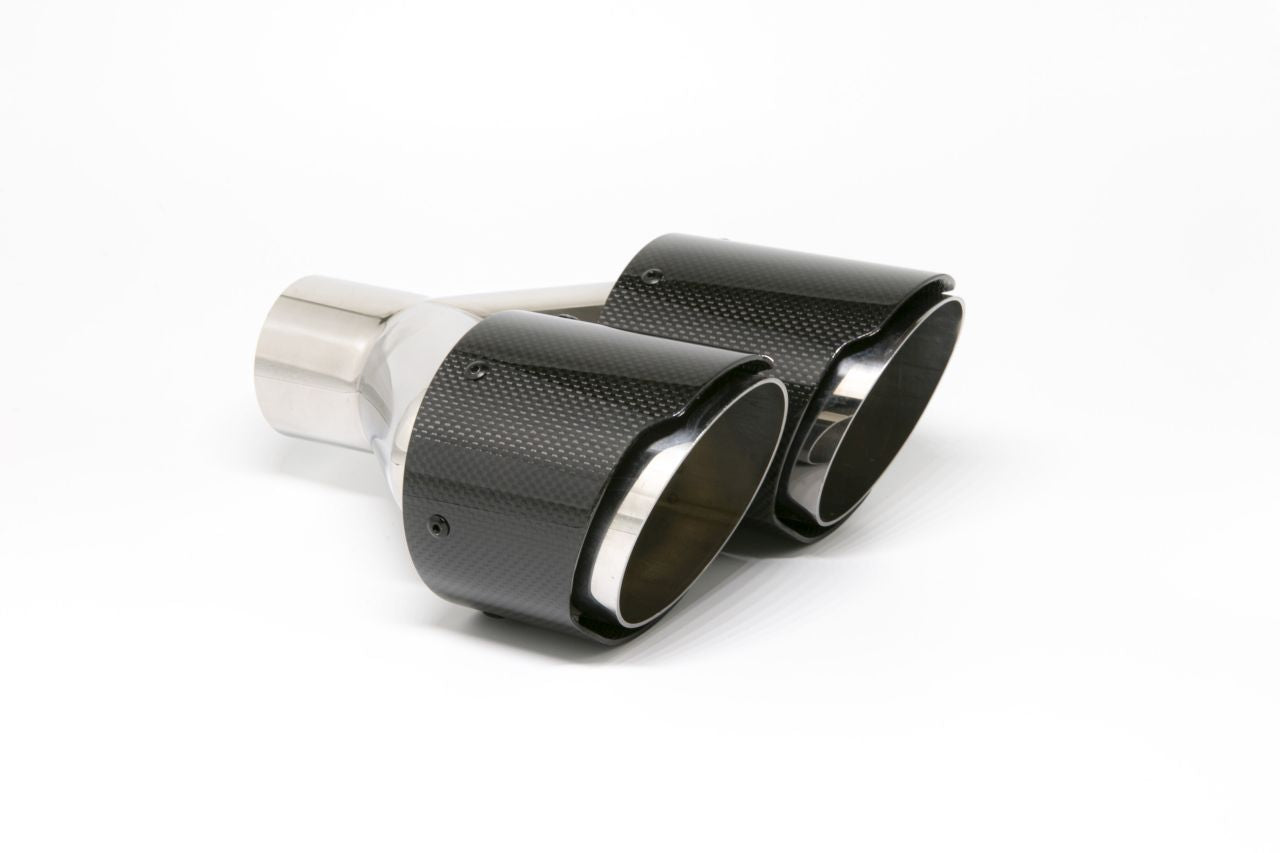 Kulfiber Enderør 2x100mm