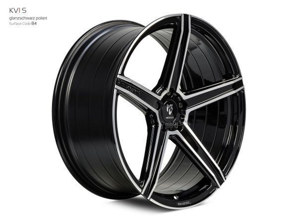 MB Design KV1S Blank Sort poleret