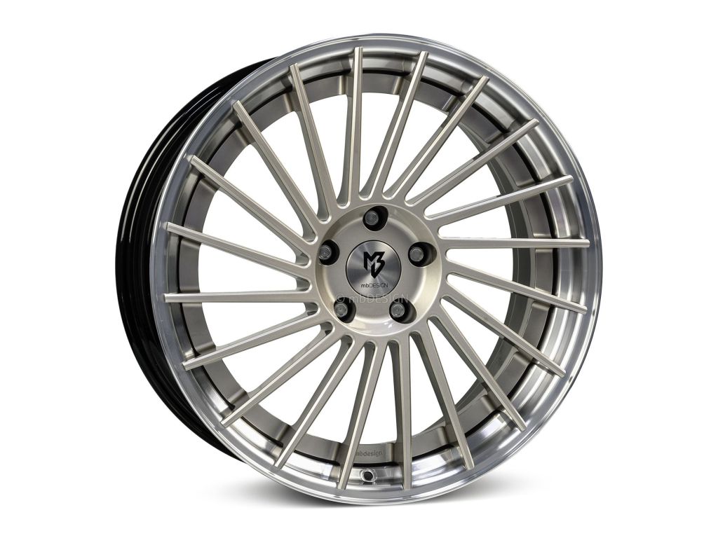 MB Design VR3.2 Blank Sort poleret champagne/