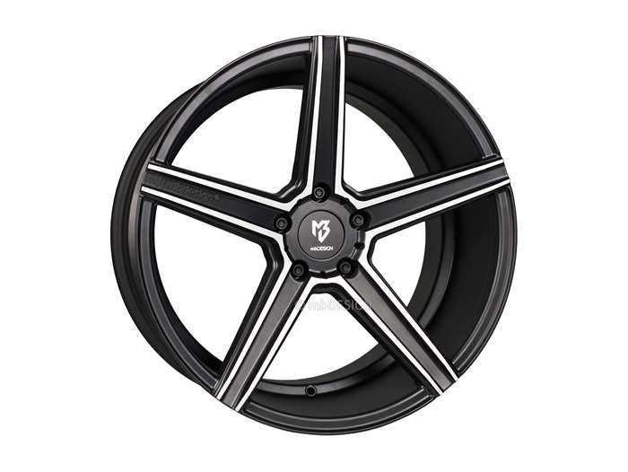 MB Design KV1 DC Mat sort poleret
