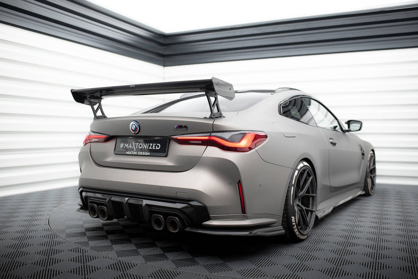 Spoiler kulfiber med Udvendige beslag Stående BMW M4 G82 / G82 Facelift / M440i / 4 M-Pack G22 / G22 Facelift