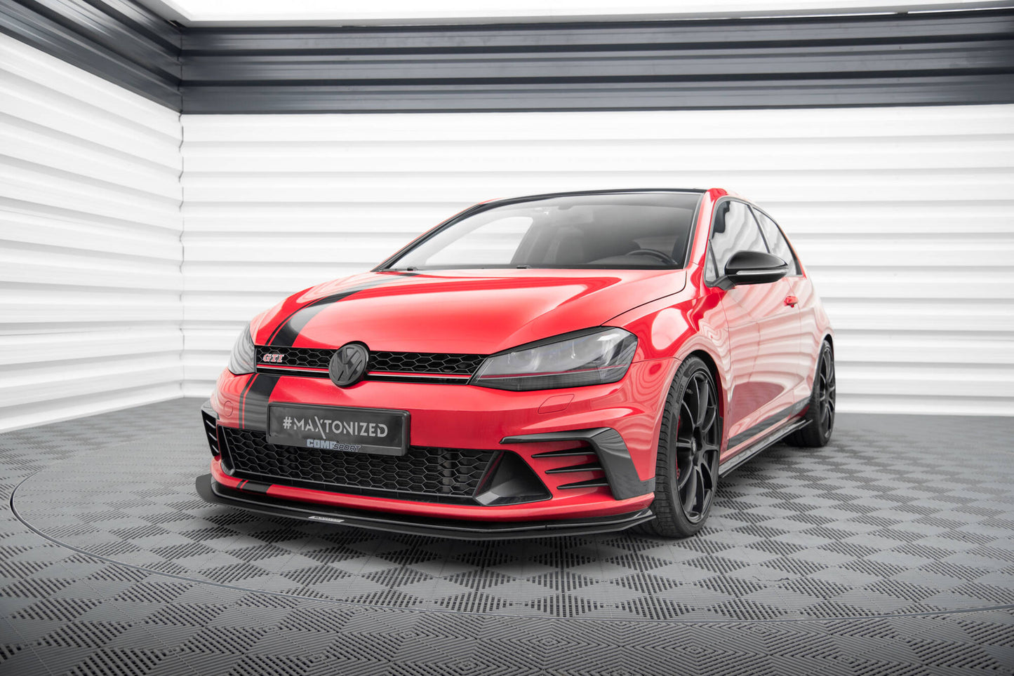 Forreste splitter Racing VW GOLF VII GTI CLUBSPORT