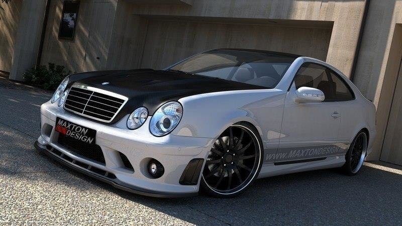 Forreste splitter MERCEDES CLK W208 (Til ME-CLK-208-AMG204-F1 kofanger)