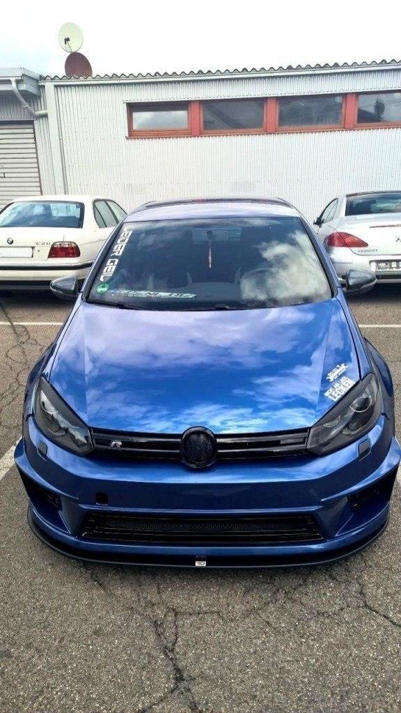 Forreste splitter VW GOLF VI (Til R400 kofanger)