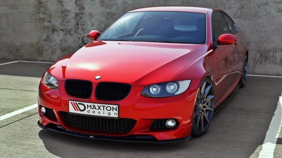Forreste splitter til BMW 3 E92 MPACK (PREFACE MODEL passer M Performance splitter)