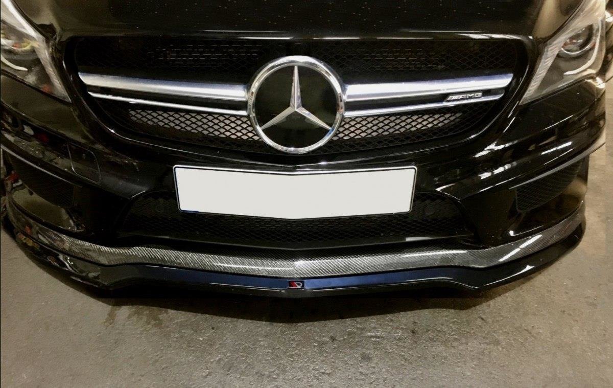 Forreste splitter v.1 MERCEDES CLA 45 AMG C117 (PREFACE)