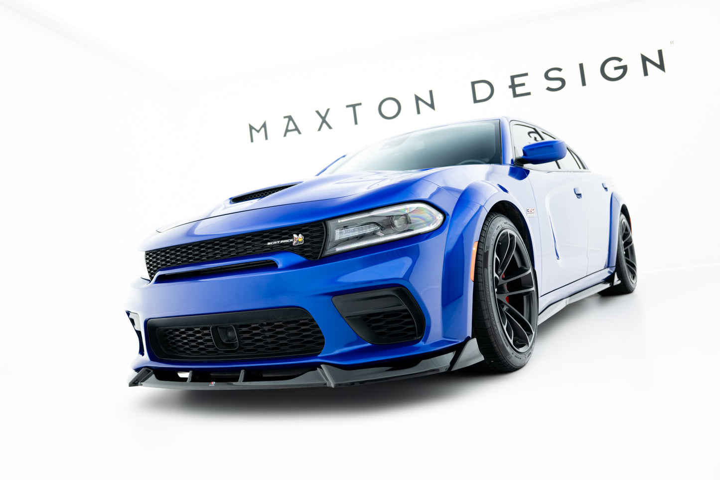 Forreste splitter Dodge Charger RT Scat Pack Bredtbody Mk3 Facelift