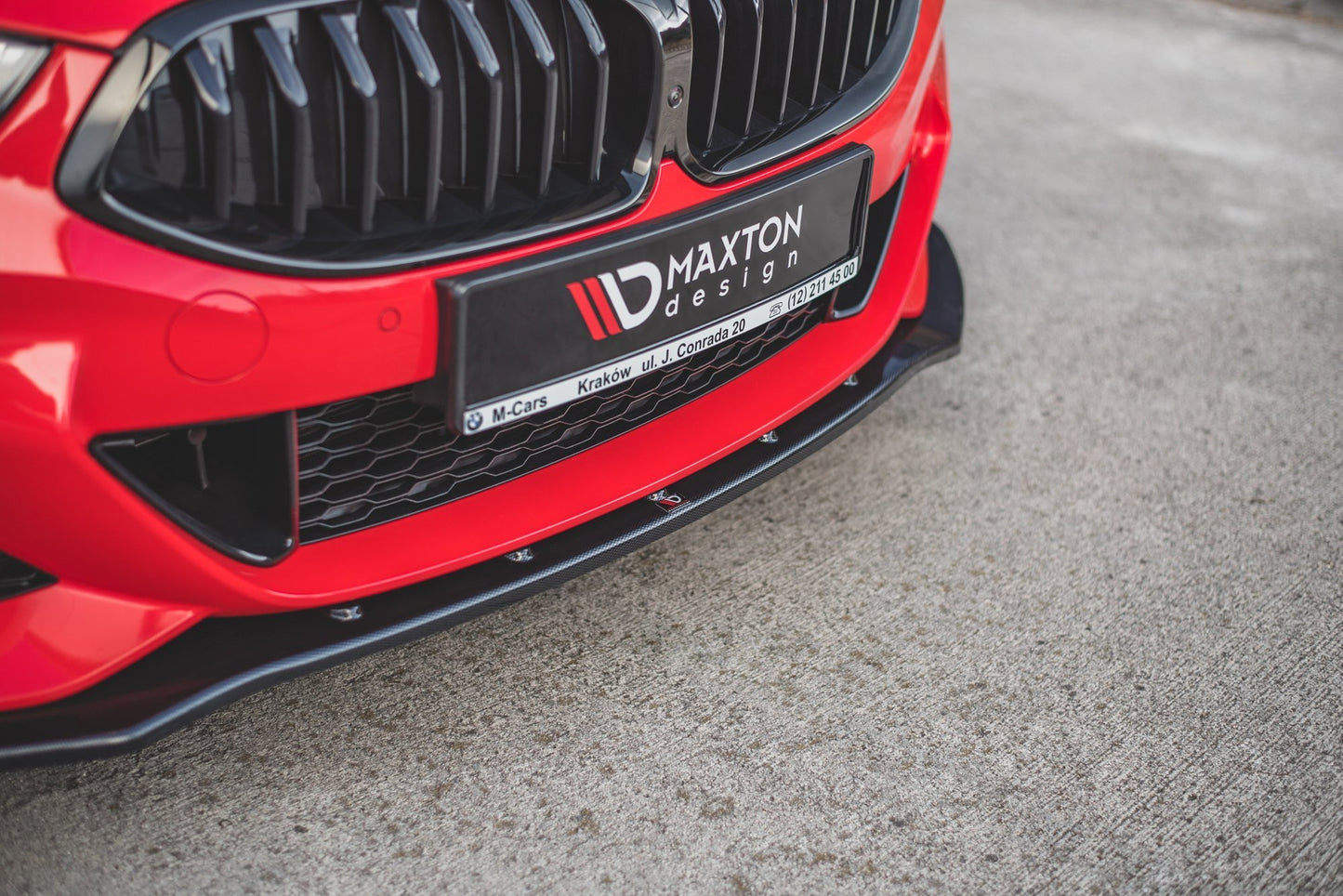 Forreste splitter V.1 BMW 8 Coupe G15 / 8 Gran Coupe M-pack G16