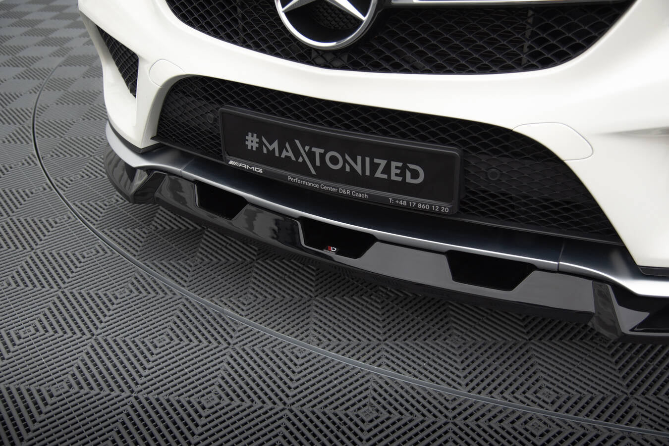 Forreste splitter V.1 Mercedes-Benz GLE Coupe 43 AMG / AMG-Line C292