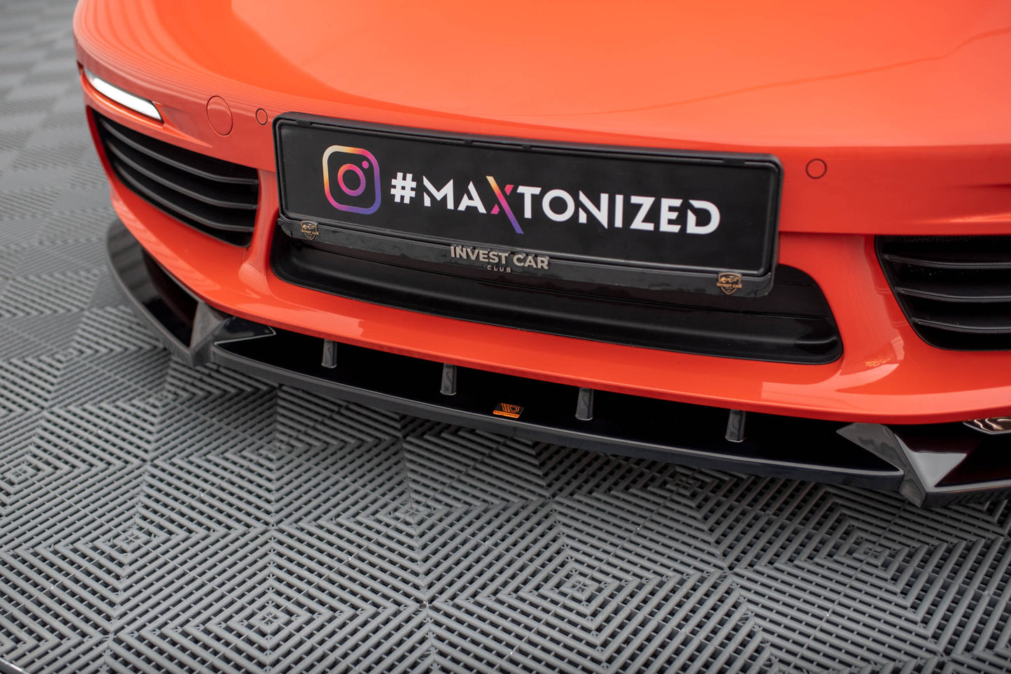 Forreste splitter V.1 Porsche 718 Cayman 982c