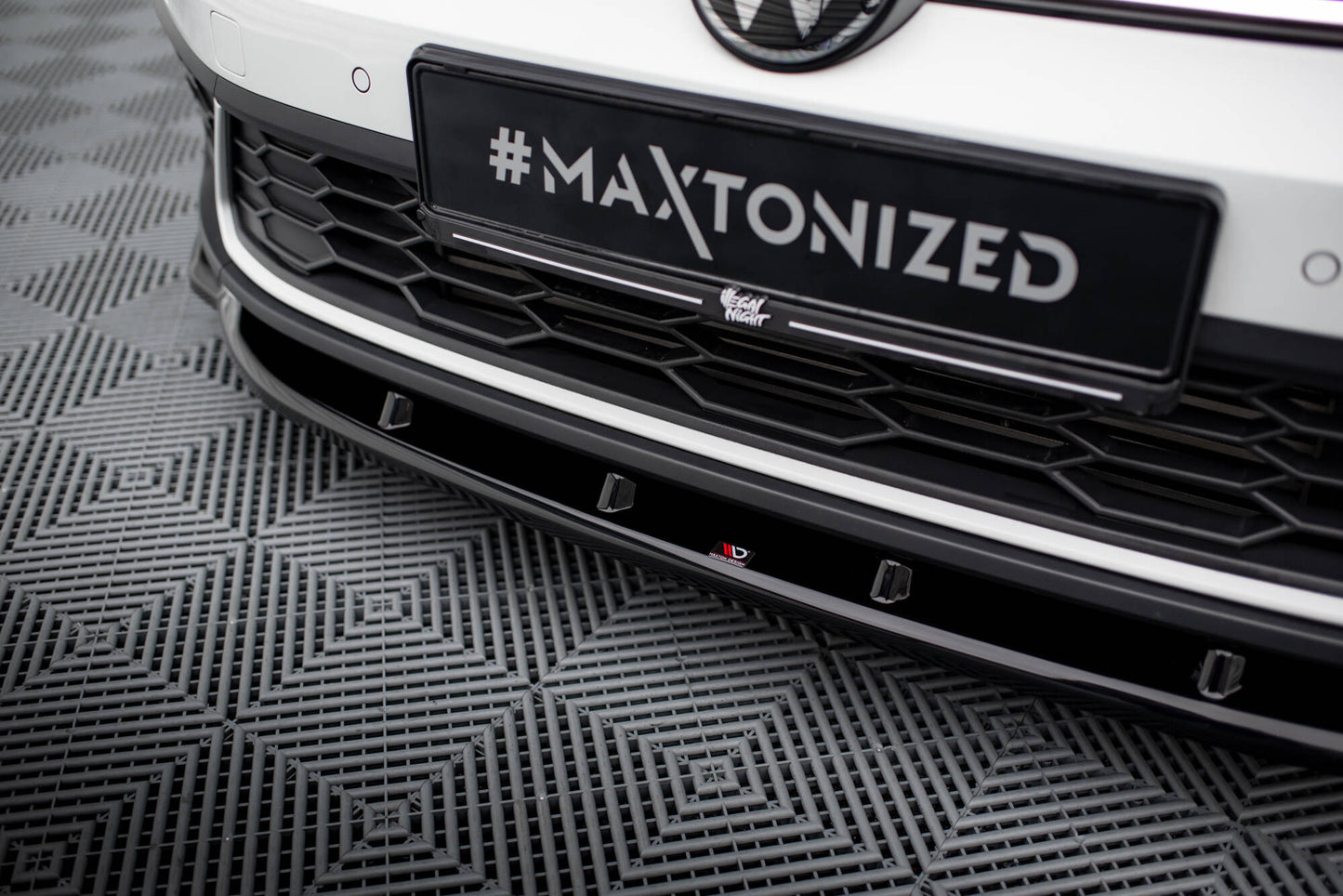 Forreste splitter V.1 Volkswagen Polo GTI Mk6 Facelift