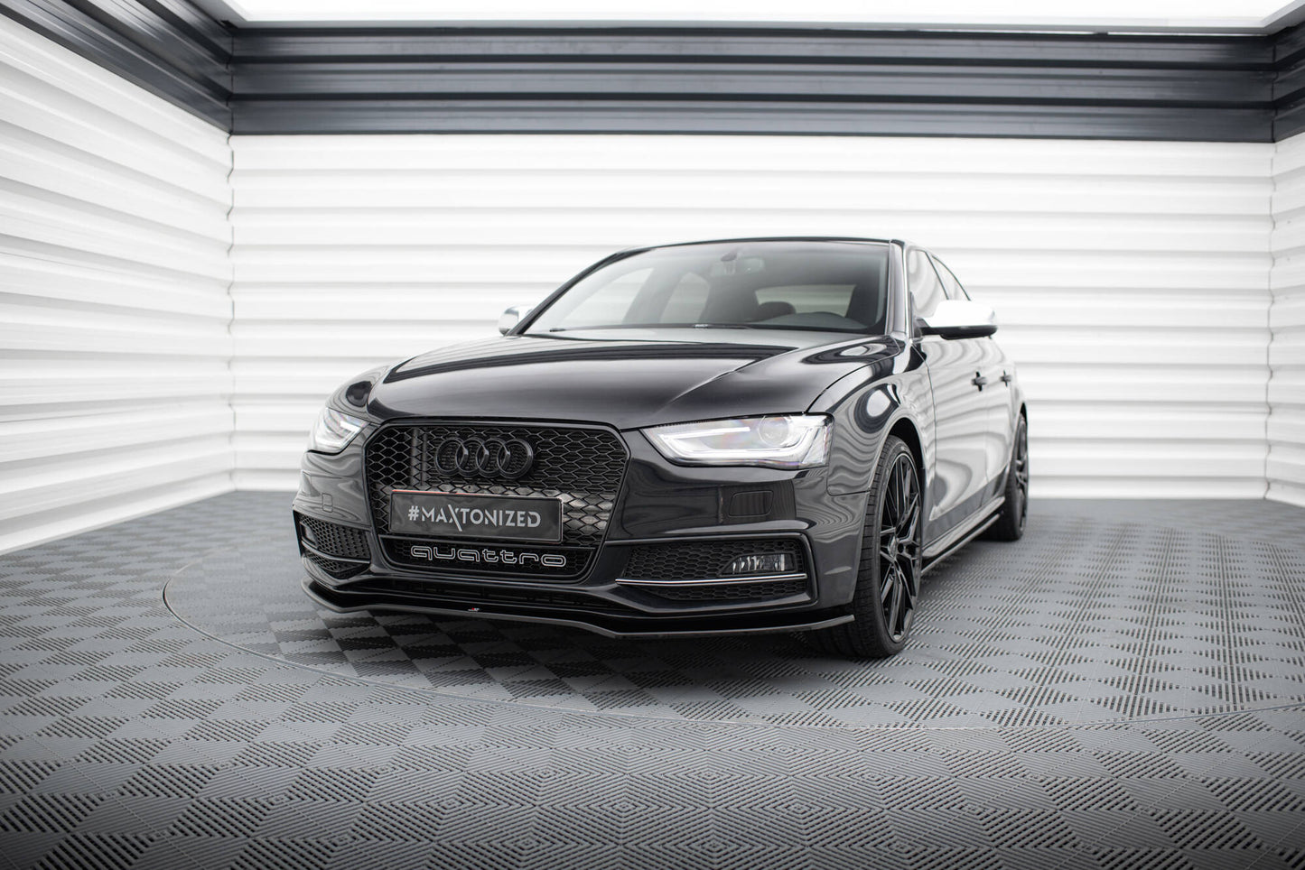 Forreste splitter V.2 Audi A4 S-Line / S4 B8 Facelift