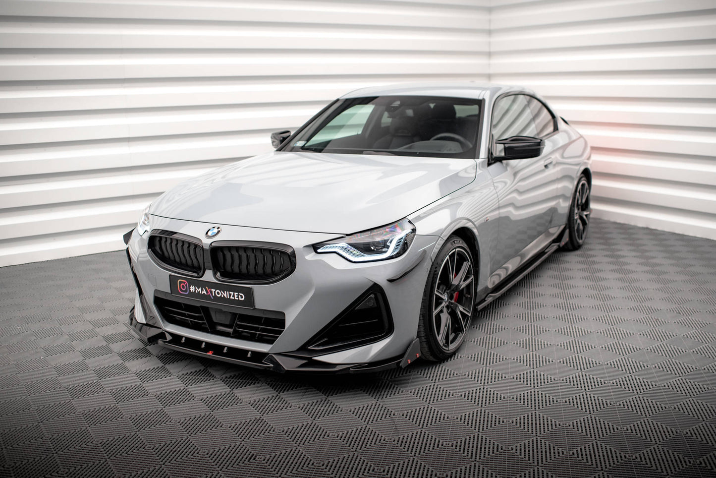 Forreste splitter V.2 + Flaps BMW 2 Coupe M-Pack / M240i G42