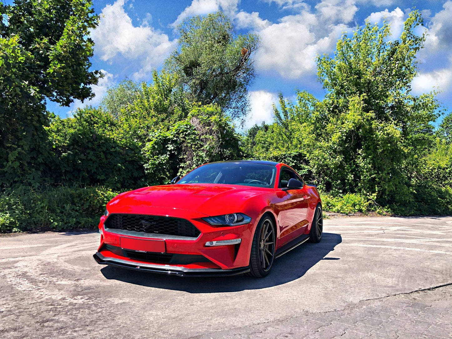 Forreste splitter V.2 Ford Mustang Mk. 6 Facelift