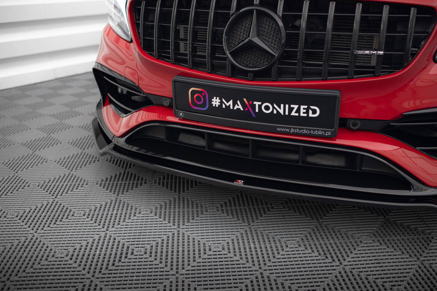 Forreste splitter V.2 Mercedes-Benz A45 Aero W176 Facelift