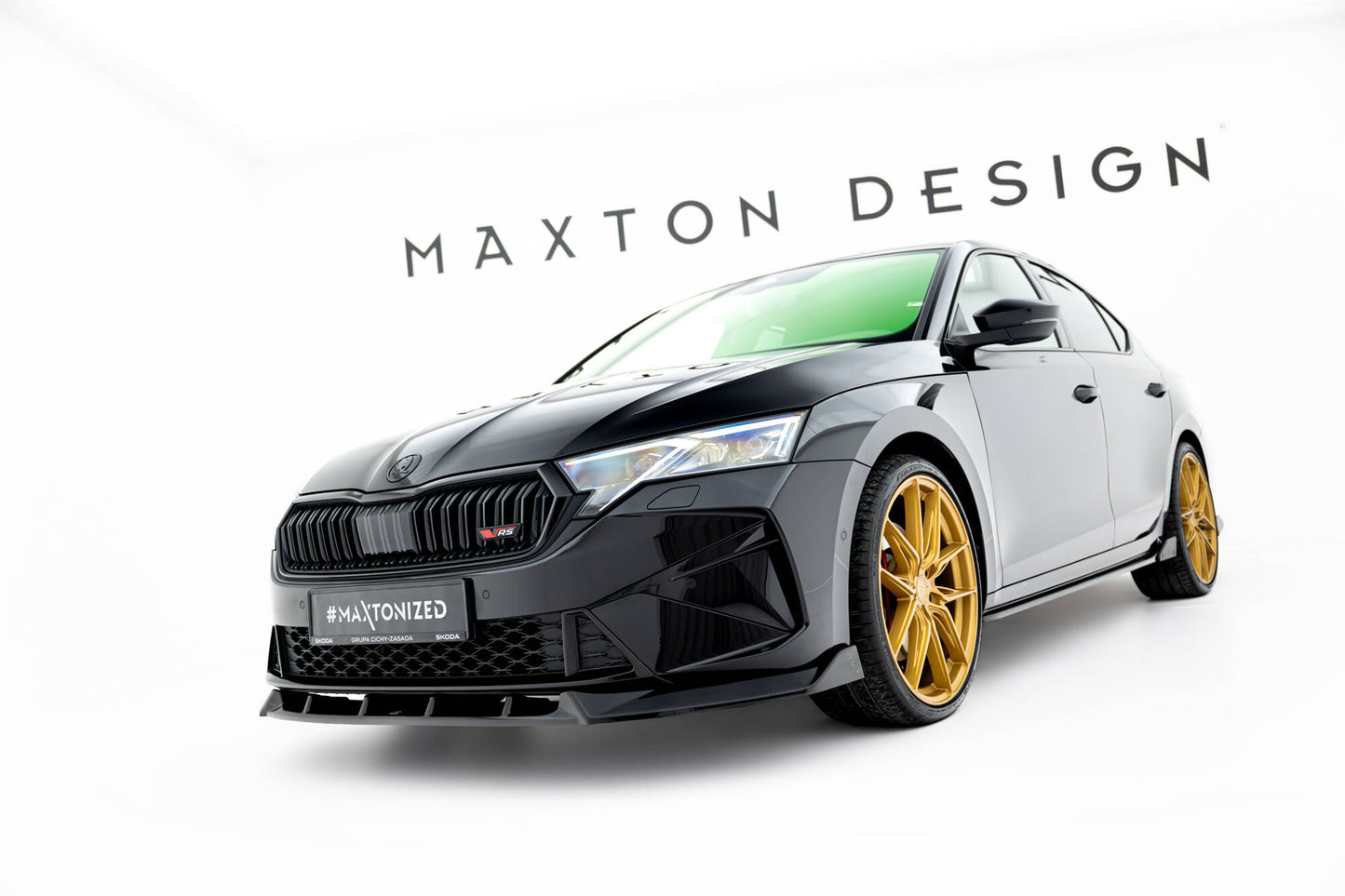 Forreste splitter V.2 Skoda Octavia RS Liftback / Combi Mk4 Facelift