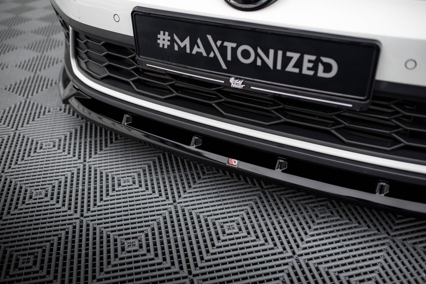 Forreste splitter V.2 Volkswagen Polo GTI Mk6 Facelift
