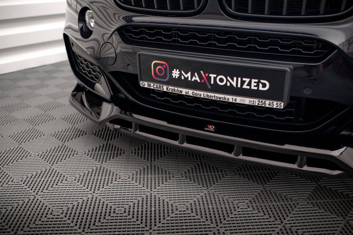 Forreste splitter V.3 BMW X6 M-Pack F16