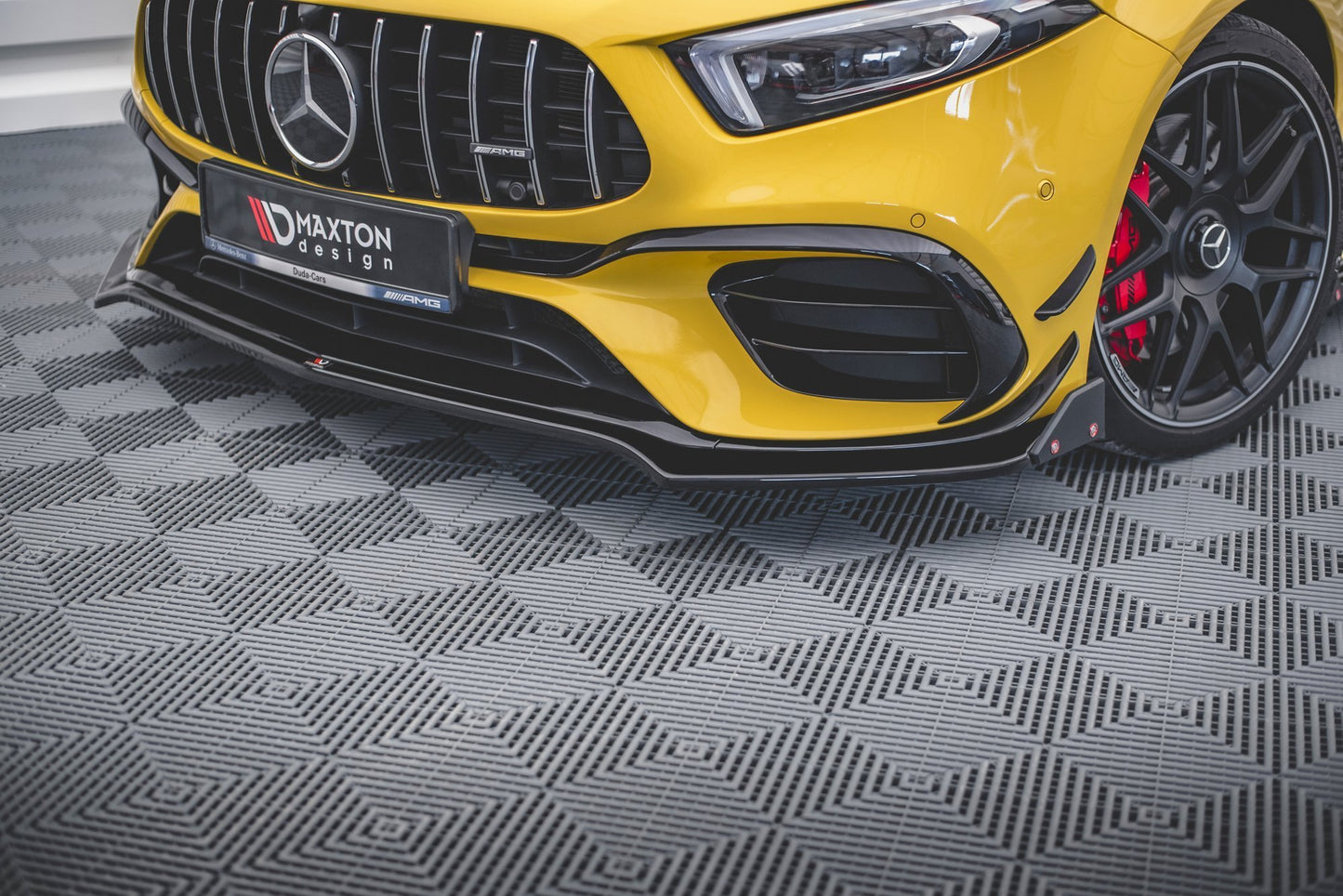 Forreste splitter V.3 + Flaps Mercedes-AMG A 45 S Aero Pack W177