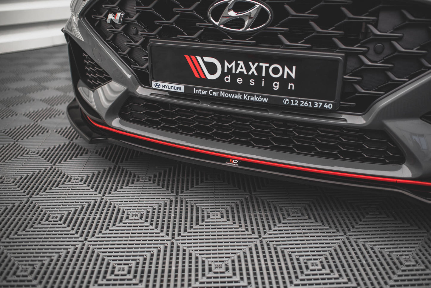Forreste splitter V.3 Hyundai I30 N / I30 N-Line Hatchback/Fastback Mk3 Facelift