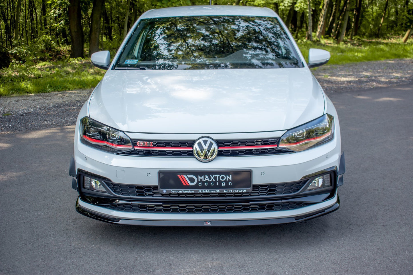Forreste splitter V.3 Volkswagen Polo GTI / R-line Mk6