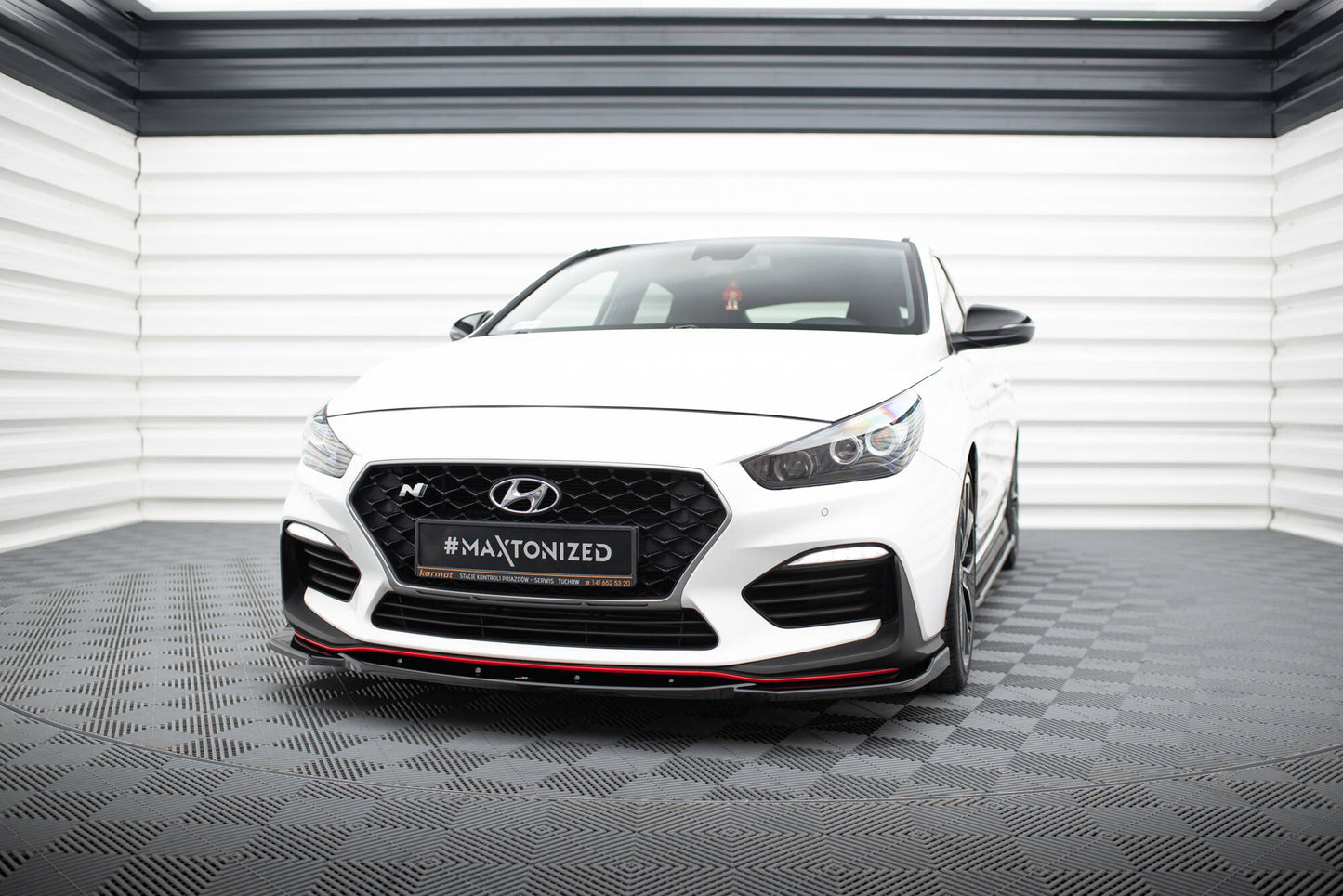 Forreste splitter V.4 Hyundai I30 N Mk3 Hatchback/ Fastback