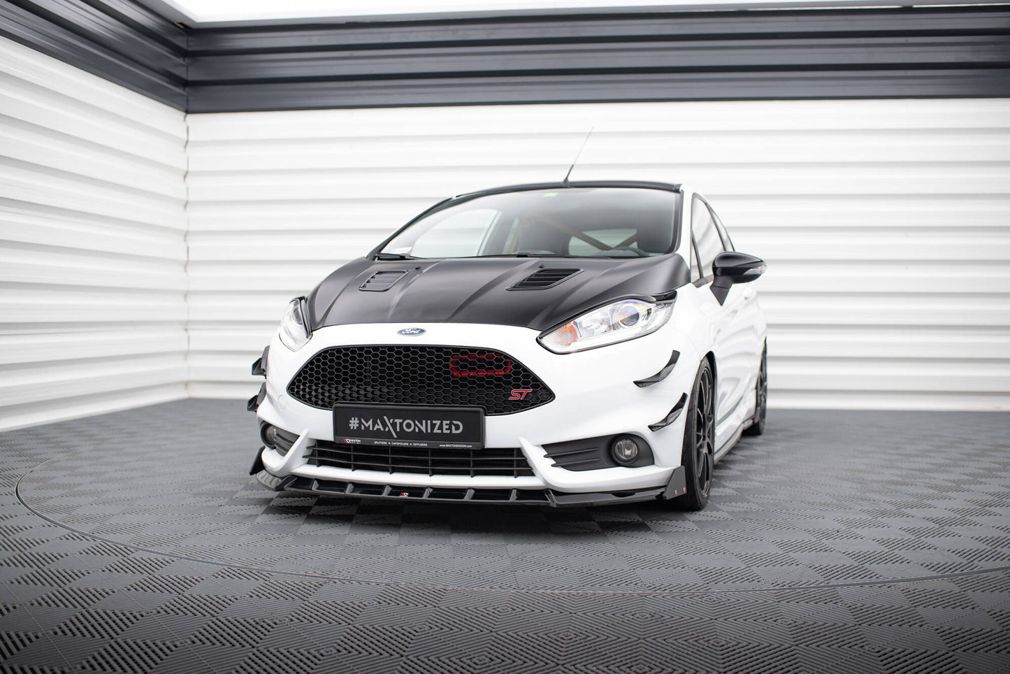 Forreste splitter V.6 + Flaps Ford Fiesta ST Mk7 Facelift