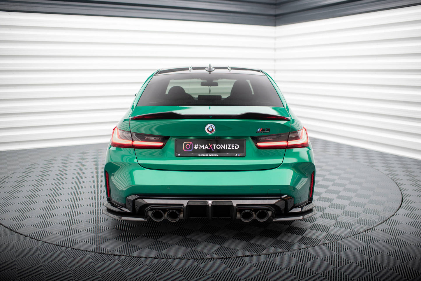 Prepreg kulfiber Bagerste diffuser BMW M3 Sedan / Touring G80 / G81