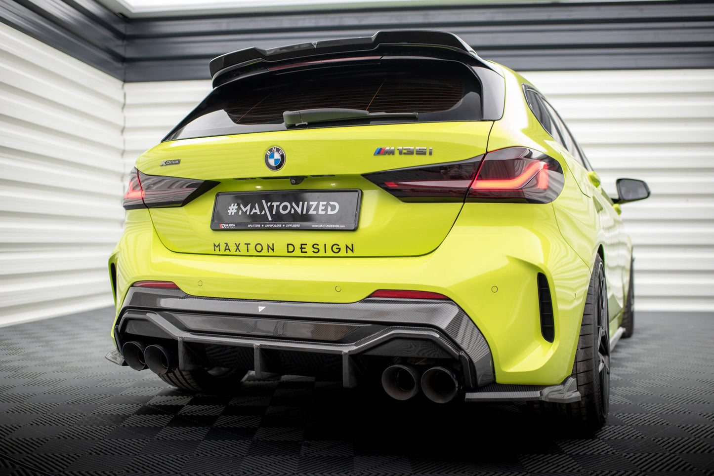 Prepreg kulfiber Bagerste diffuser V.1 BMW 1 F40 M-Pack/ M135i
