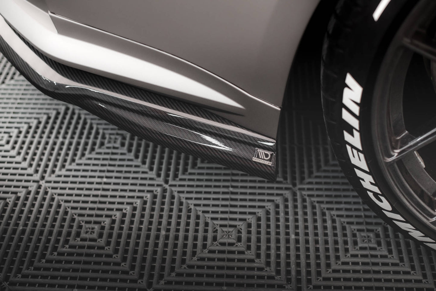 Bagerste sidesplitter Prepreg kulfiber BMW M4 G82 / G82 Facelift