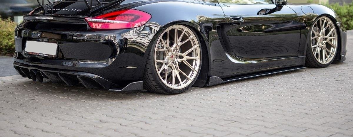 Bagerste sidesplitter Porsche Cayman Mk2 981C