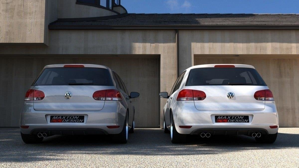 Bagerste diffuser VW GOLF VI med 2 EXHAUST HOLE