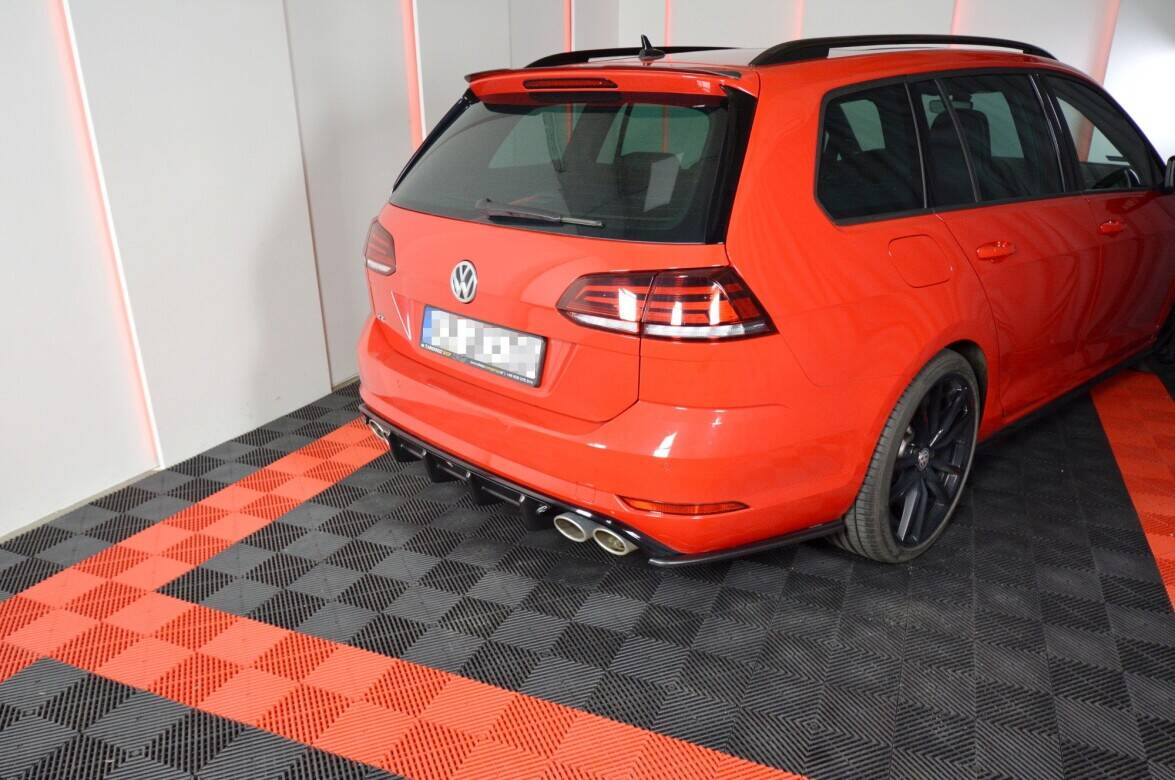 Bagerste diffuser Volkswagen Golf R Variant Mk7 Facelift