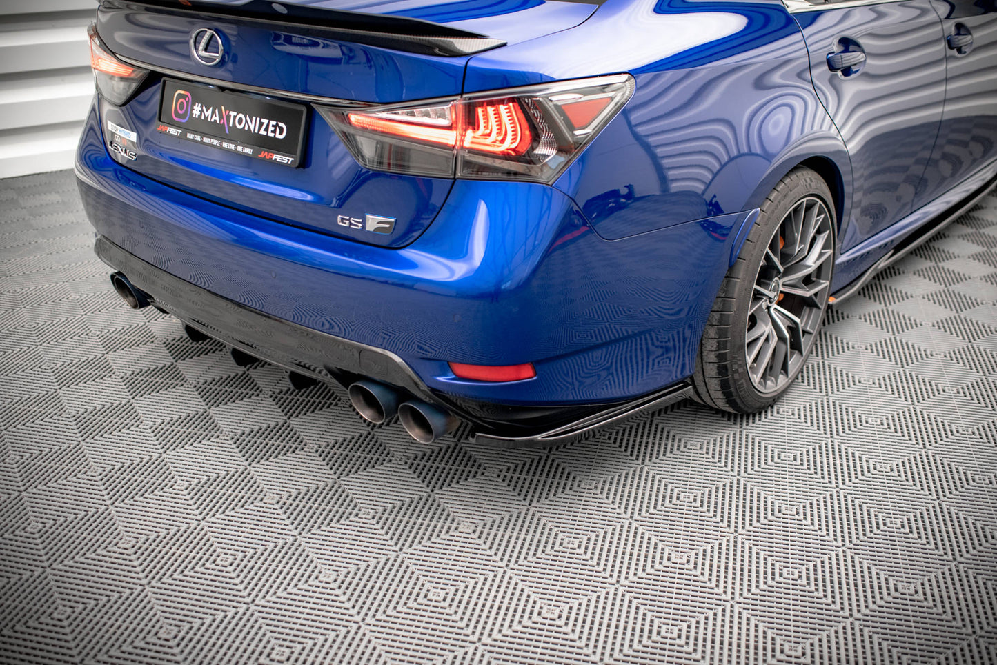 Bagerste sidesplitter Lexus GS F Mk4 Facelift
