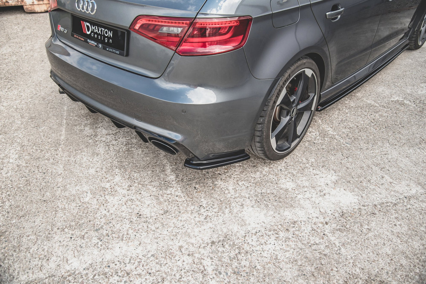 Bagerste sidesplitter V.1 Audi RS3 8V Sportback
