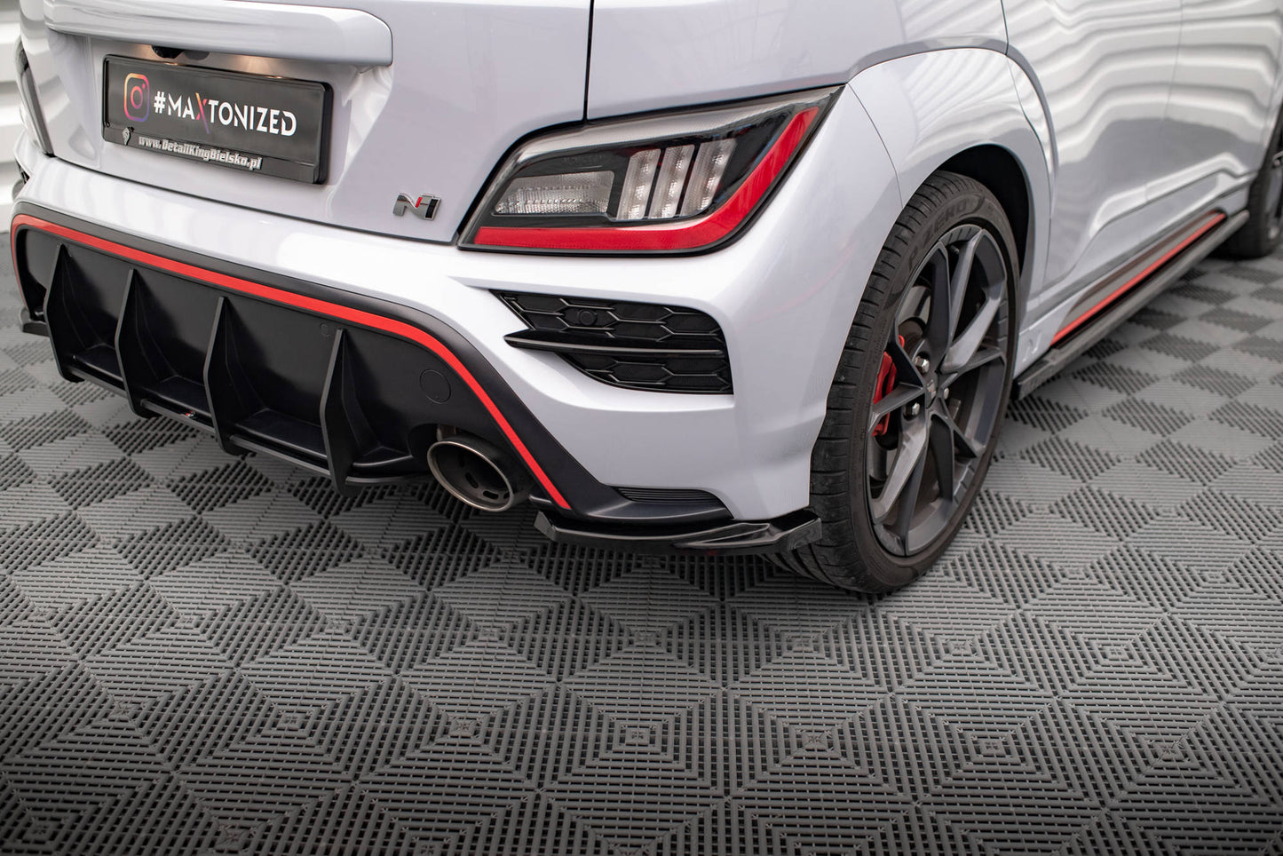 Bagerste sidesplitter V.1 Hyundai Kona Mk1